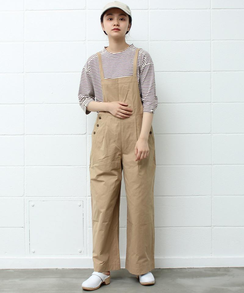 mat　C/N後ろリボンサロペットパンツ（mat quotidien）