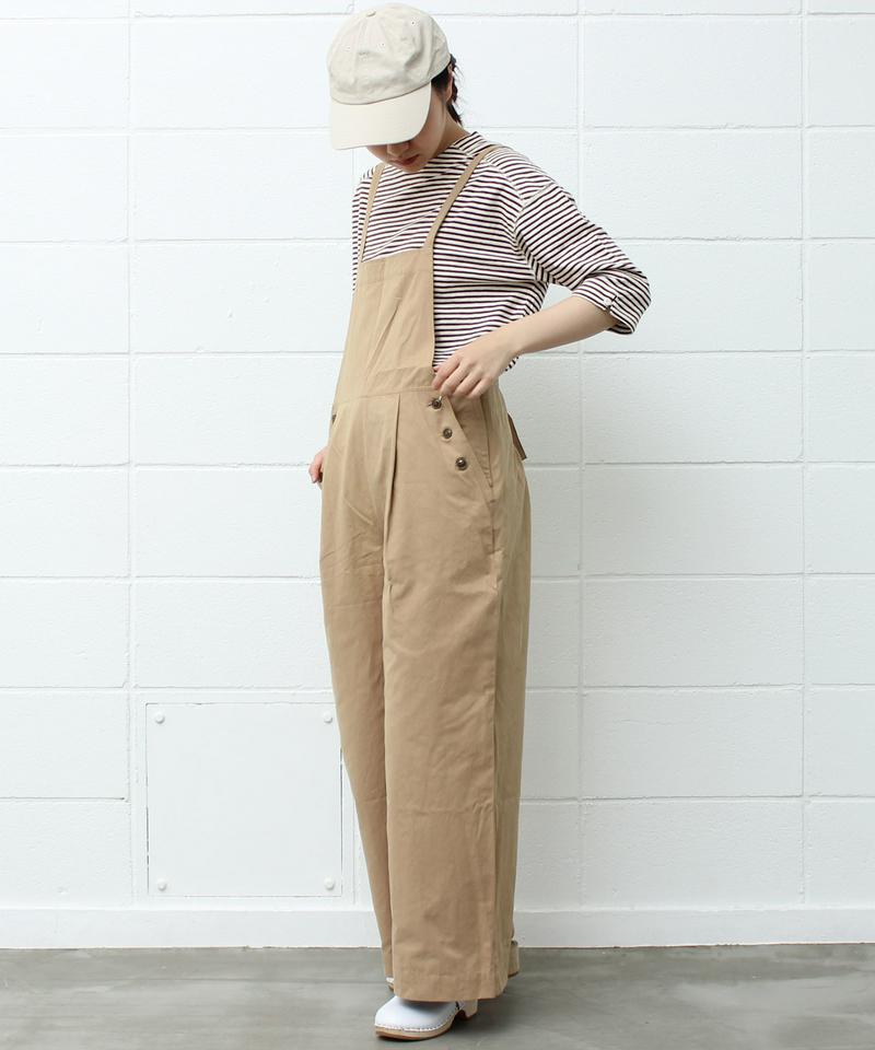 mat　C/N後ろリボンサロペットパンツ（mat quotidien）