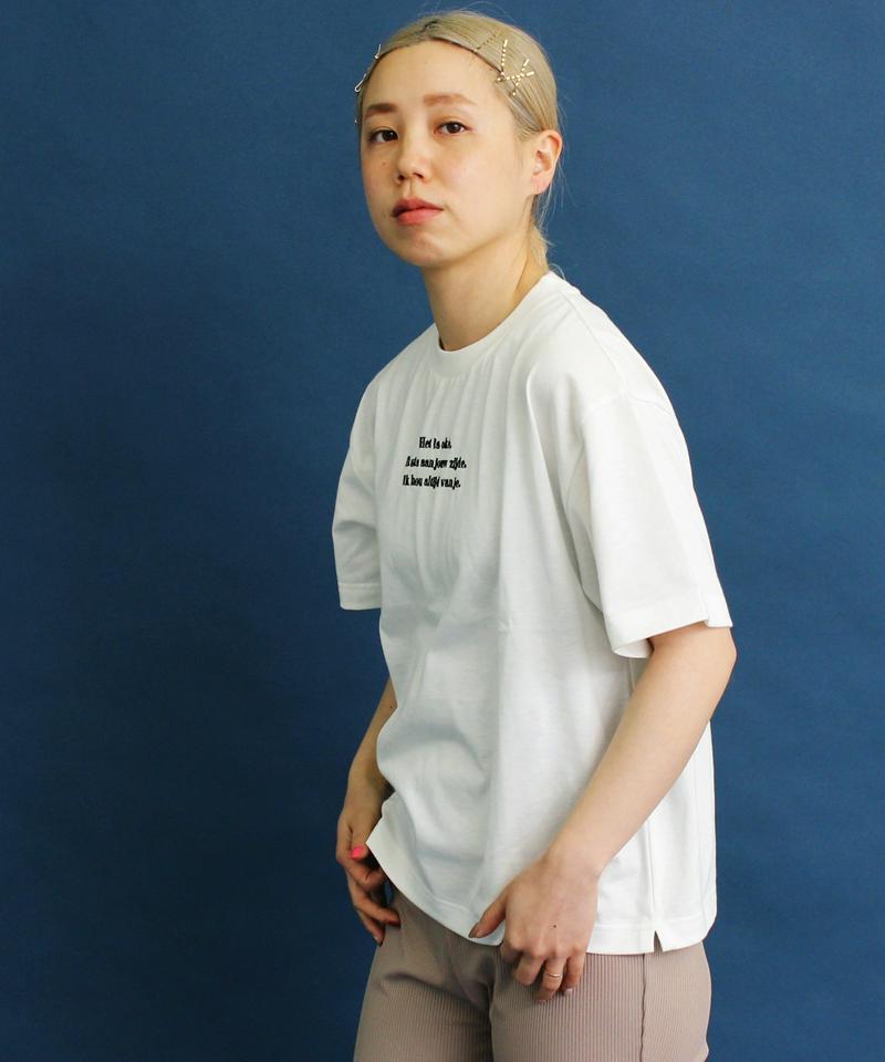 WEB/一部店舗限定 eiπe テディベアプリント 刺繍Tee（eiπe）