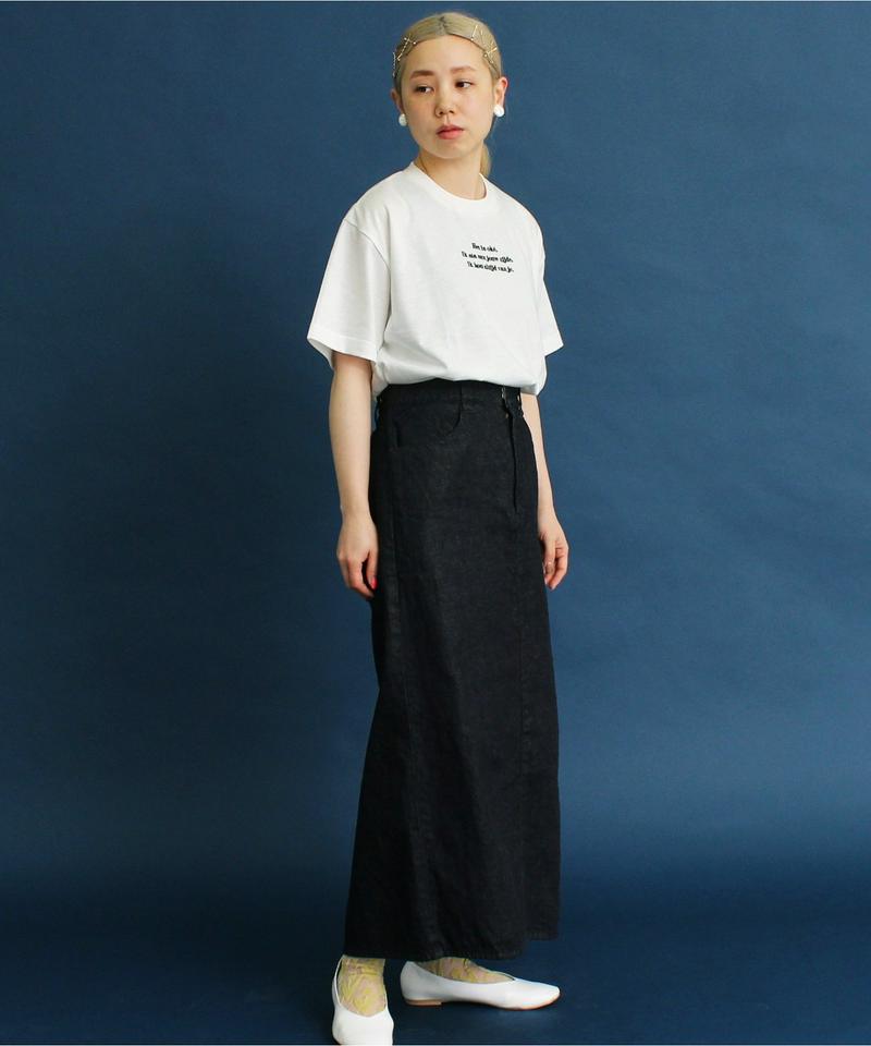 WEB/一部店舗限定 eiπe テディベアプリント 刺繍Tee（eiπe）