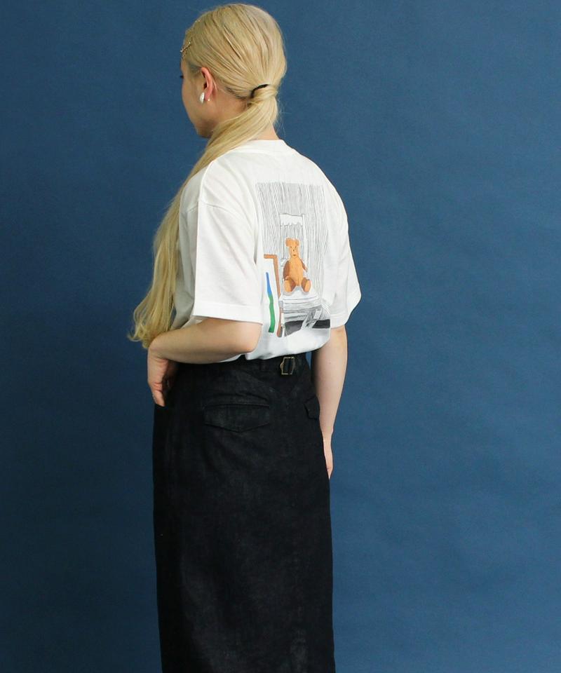 WEB/一部店舗限定 eiπe テディベアプリント 刺繍Tee（eiπe）