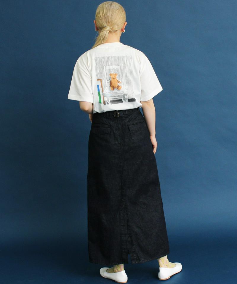 WEB/一部店舗限定 eiπe テディベアプリント 刺繍Tee（eiπe）