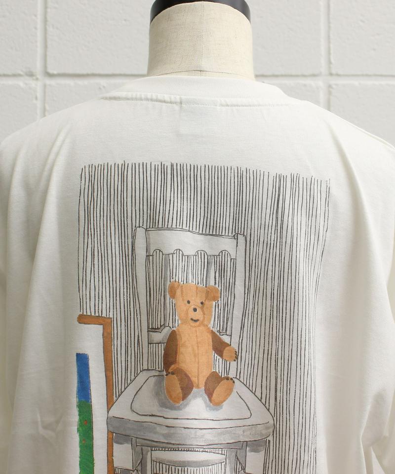 WEB/一部店舗限定 eiπe テディベアプリント 刺繍Tee（eiπe）