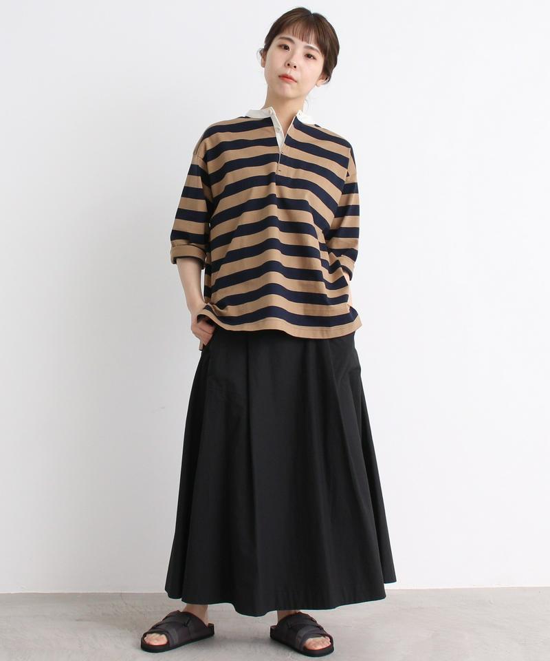 【WEB別注】 mat ノーカラーラガーシャツ（mat quotidien）