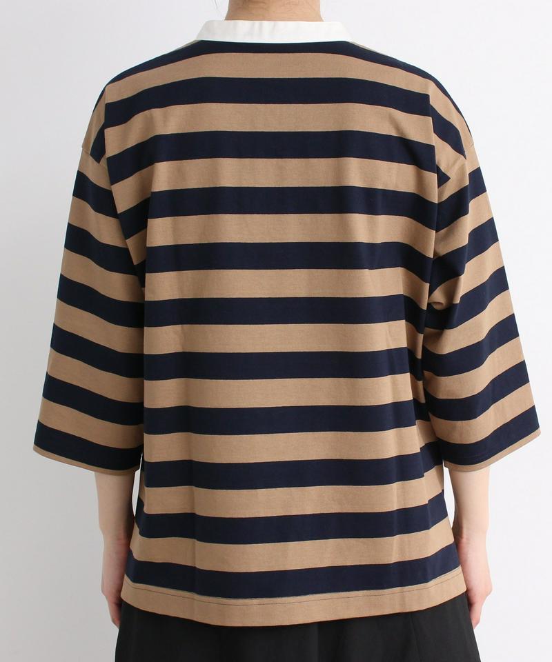 【WEB別注】 mat ノーカラーラガーシャツ（mat quotidien）