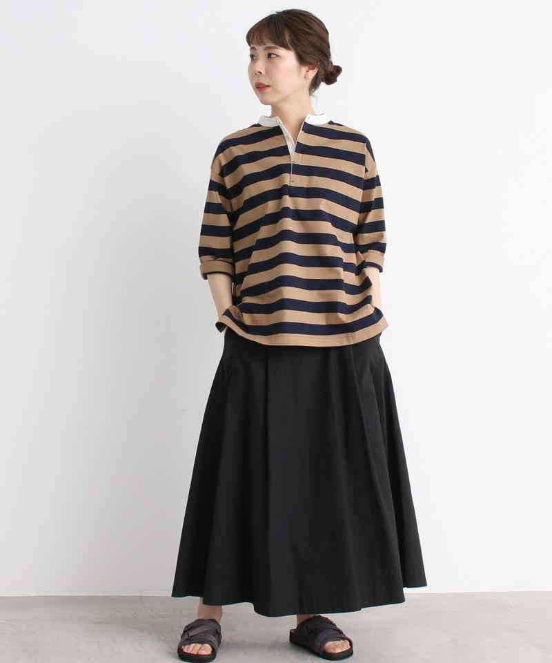 【WEB別注】 mat ノーカラーラガーシャツ（mat quotidien）