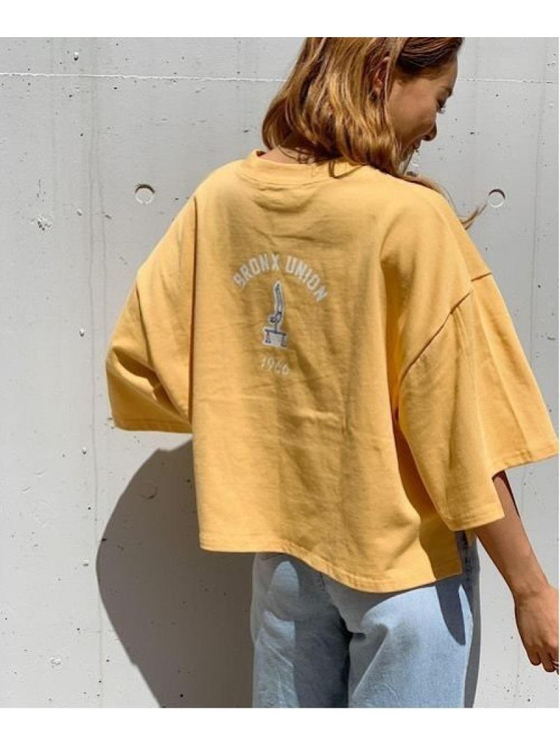 via j(ヴィアジェイ)"BRONX"7分袖Tシャツ（via j）