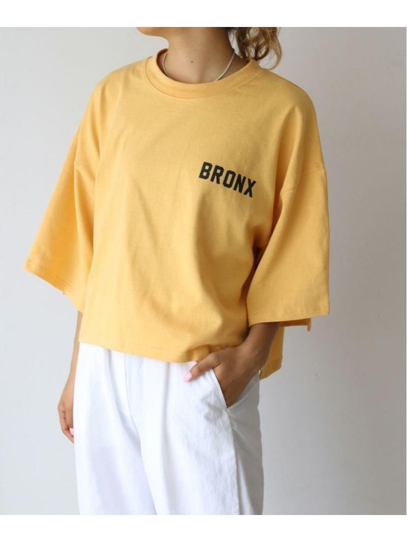 via j(ヴィアジェイ)"BRONX"7分袖Tシャツ（via j）