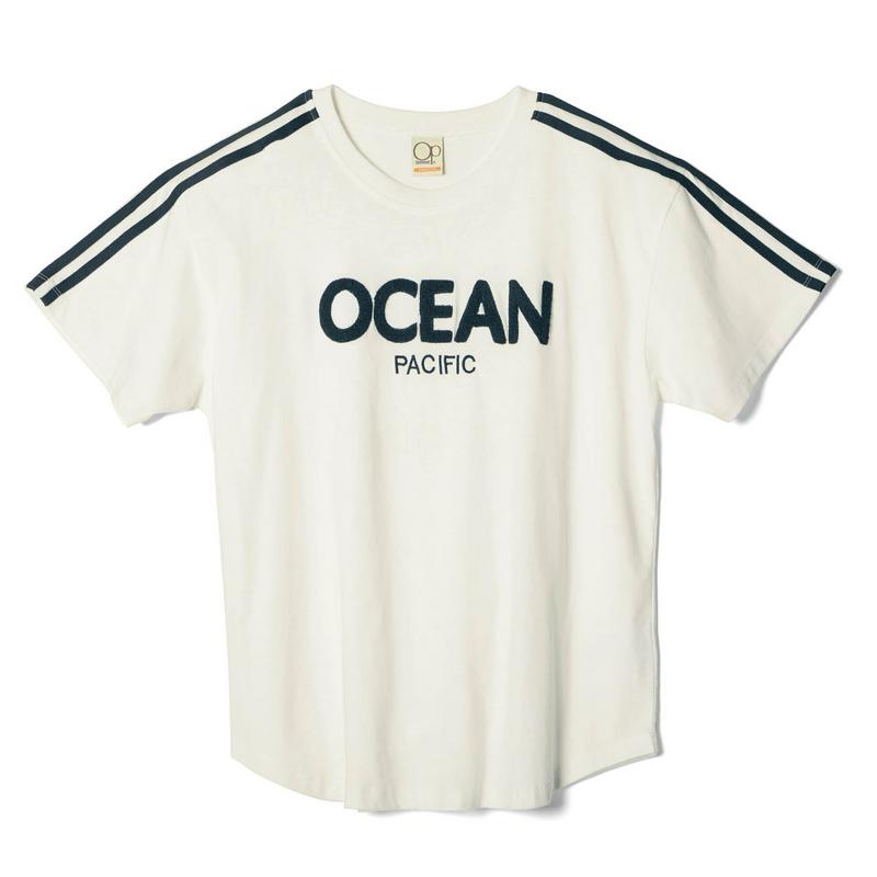 ゆるシルエットで体型カバー◎袖ライン半袖Ｔシャツ【吸汗速乾・ＵＶケア】（オーシャンパシフィック/OCEAN PACIFIC）