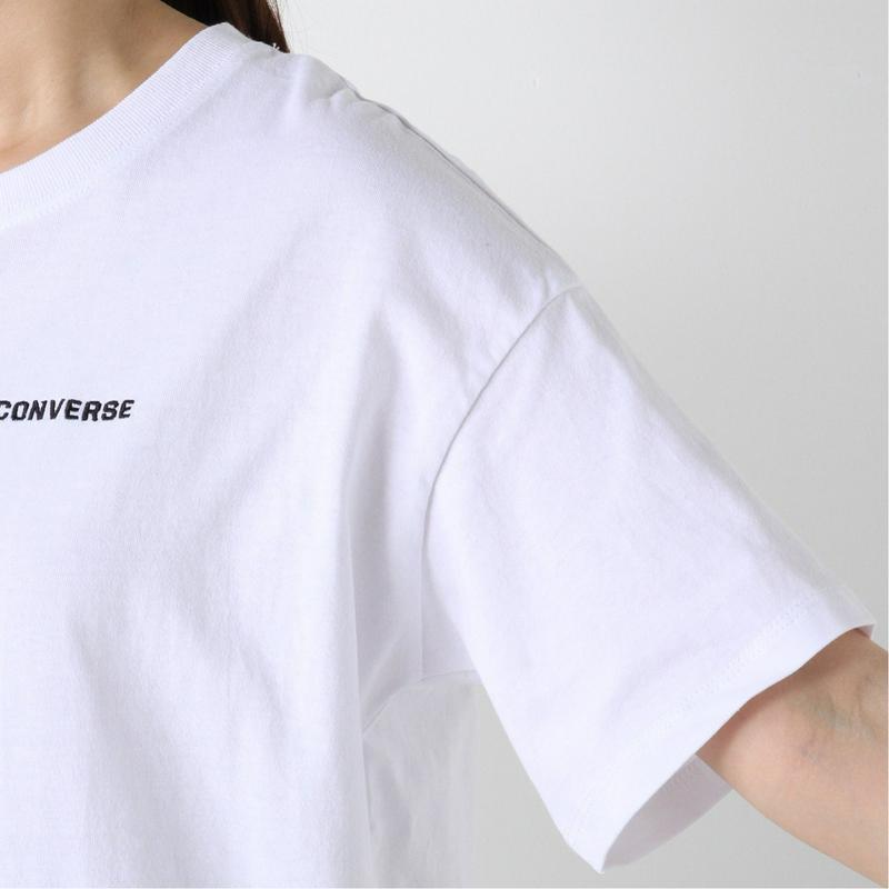 【コンバース】天竺ワンポイント刺繍Ｔシャツ（コンバース/CONVERSE）