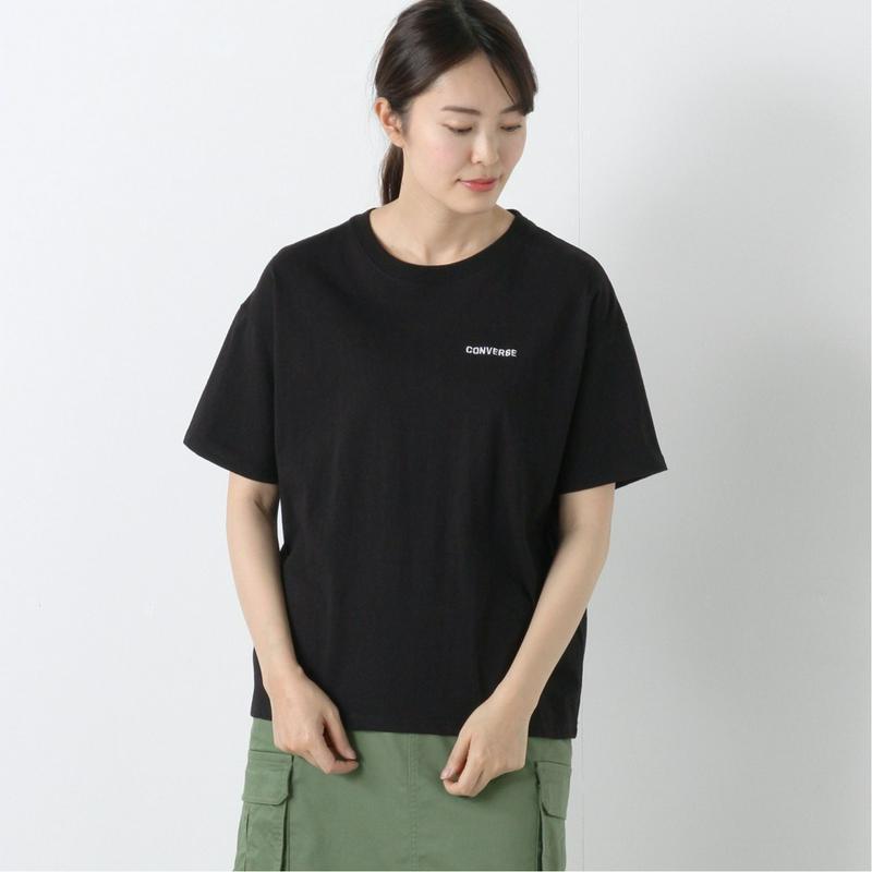 【コンバース】天竺ワンポイント刺繍Ｔシャツ（コンバース/CONVERSE）