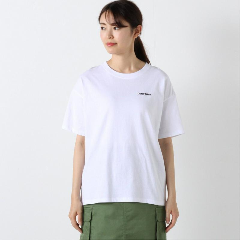 【コンバース】天竺ワンポイント刺繍Ｔシャツ（コンバース/CONVERSE）