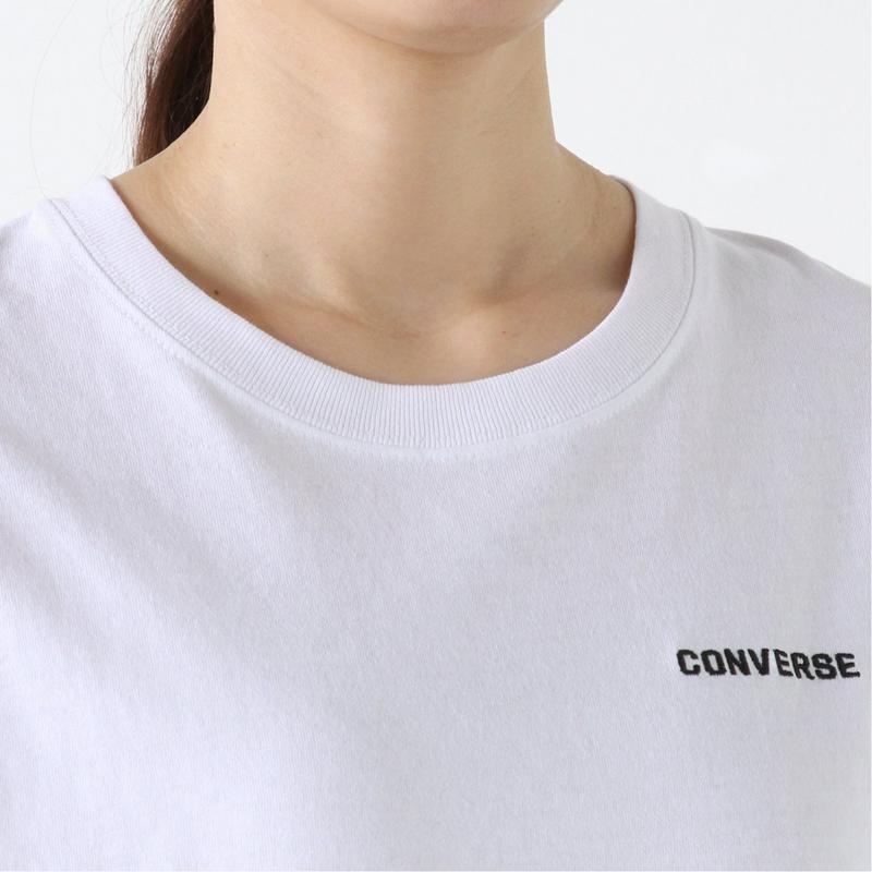 【コンバース】天竺ワンポイント刺繍Ｔシャツ（コンバース/CONVERSE）