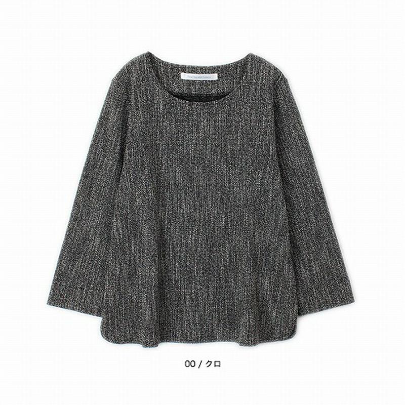 【５０％ＯＦＦ】ツイード調カットソー【ＬＬ～５Ｌ】（フルールバイミントブリーズ/fleur by mint breeze）