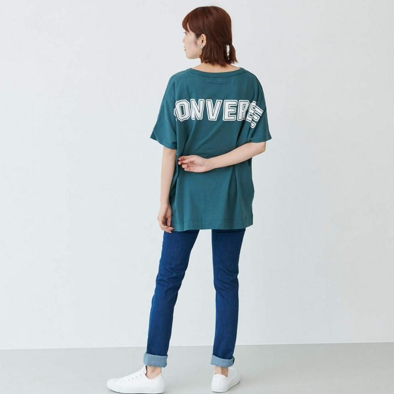 【コンバース】天竺バックＰＴドルマンＴシャツ（コンバース/CONVERSE）