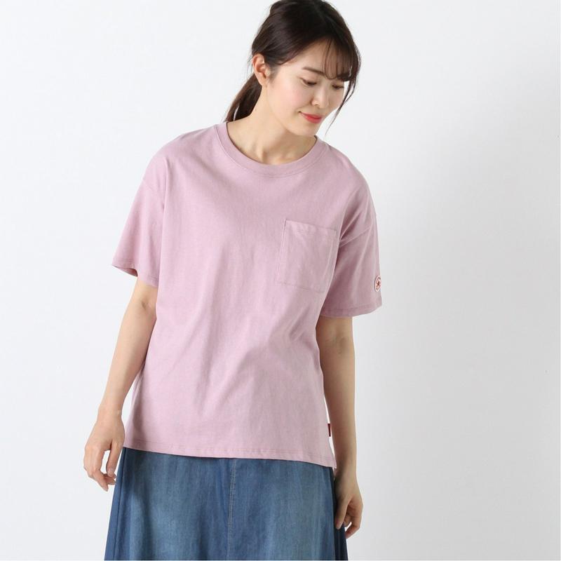 【コンバース】天竺ポケ付きパッチワッペンＴシャツ（コンバース/CONVERSE）