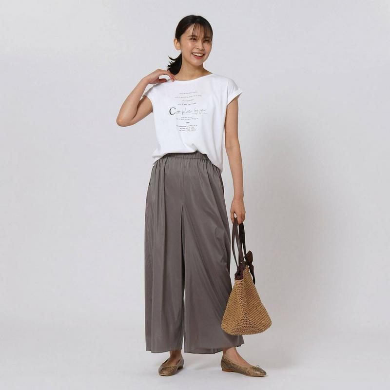 ［Ｌ］フレンチスリーブ　ロゴＴシャツ（ＵＮＴＩＴＬＥＤ／アンタイトル）