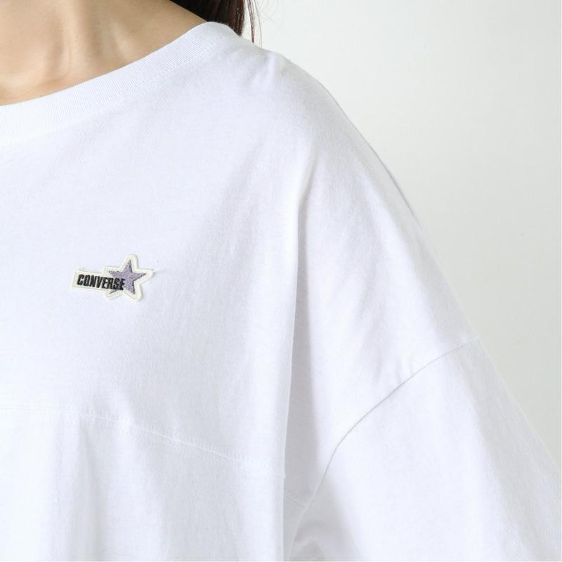 【コンバース】天竺胸切替Ｔシャツワンピース【Ｍ～３Ｌ】（コンバース/CONVERSE）