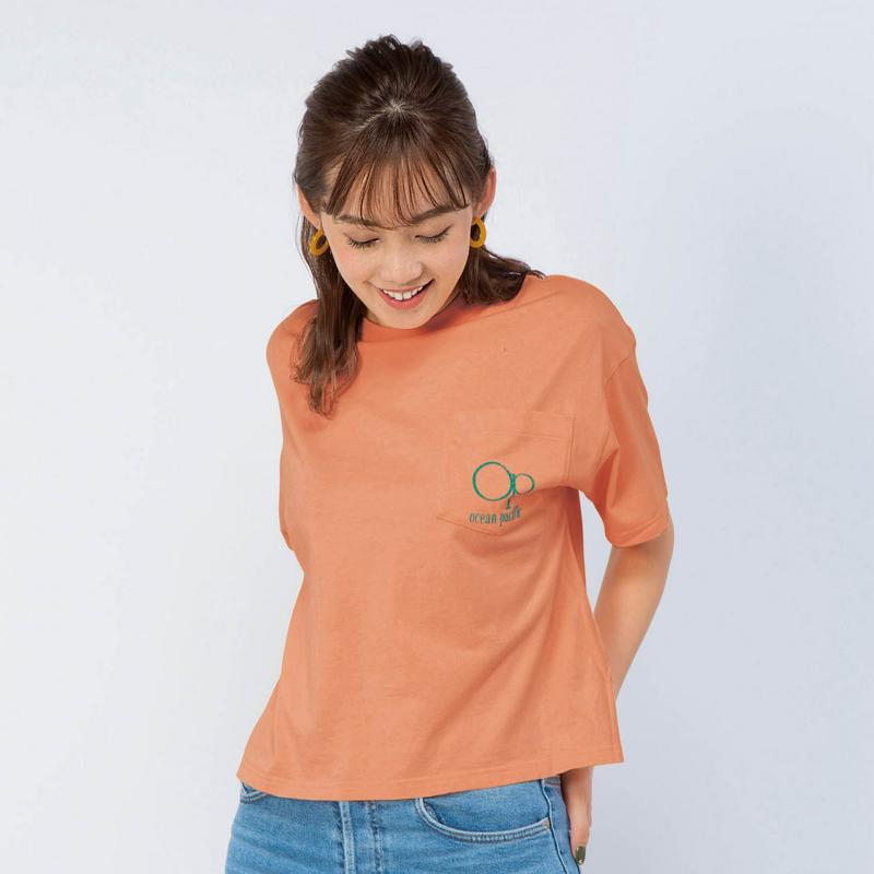 綿１００％ゆるシルエットで楽ちん！バックプリント半袖Ｔシャツ（オーシャンパシフィック/OCEAN PACIFIC）