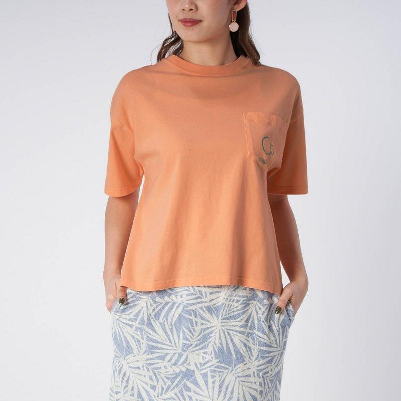 綿１００％ゆるシルエットで楽ちん！バックプリント半袖Ｔシャツ（オーシャンパシフィック/OCEAN PACIFIC）