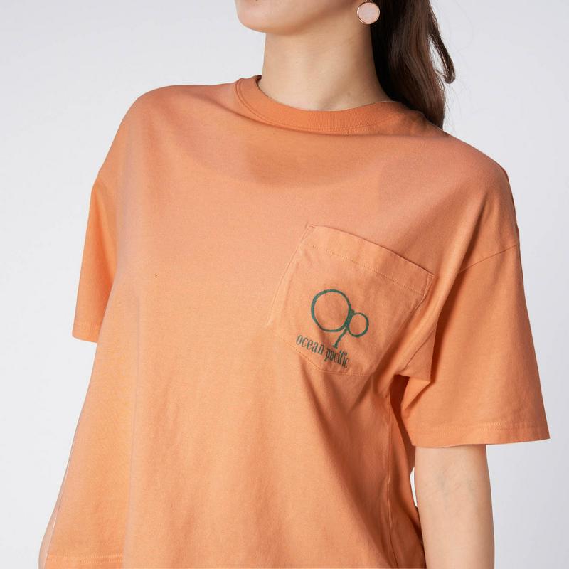 綿１００％ゆるシルエットで楽ちん！バックプリント半袖Ｔシャツ（オーシャンパシフィック/OCEAN PACIFIC）