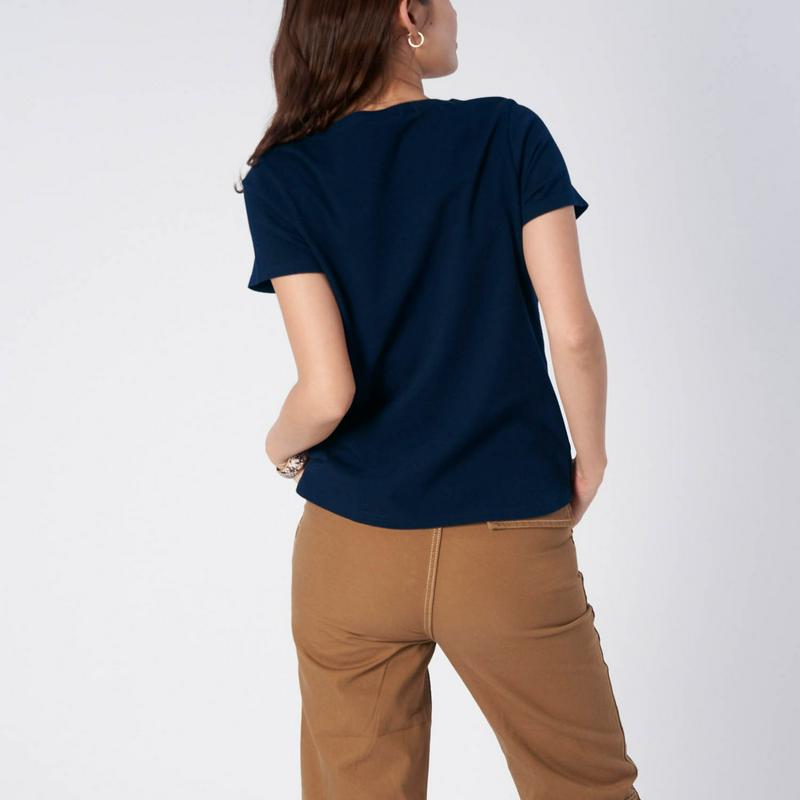 １枚で夏魅せ！綿１００％サガラ刺しゅう半袖Ｔシャツ（オーシャンパシフィック/OCEAN PACIFIC）