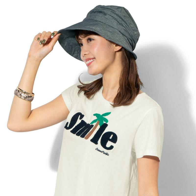 １枚で夏魅せ！綿１００％サガラ刺しゅう半袖Ｔシャツ（オーシャンパシフィック/OCEAN PACIFIC）