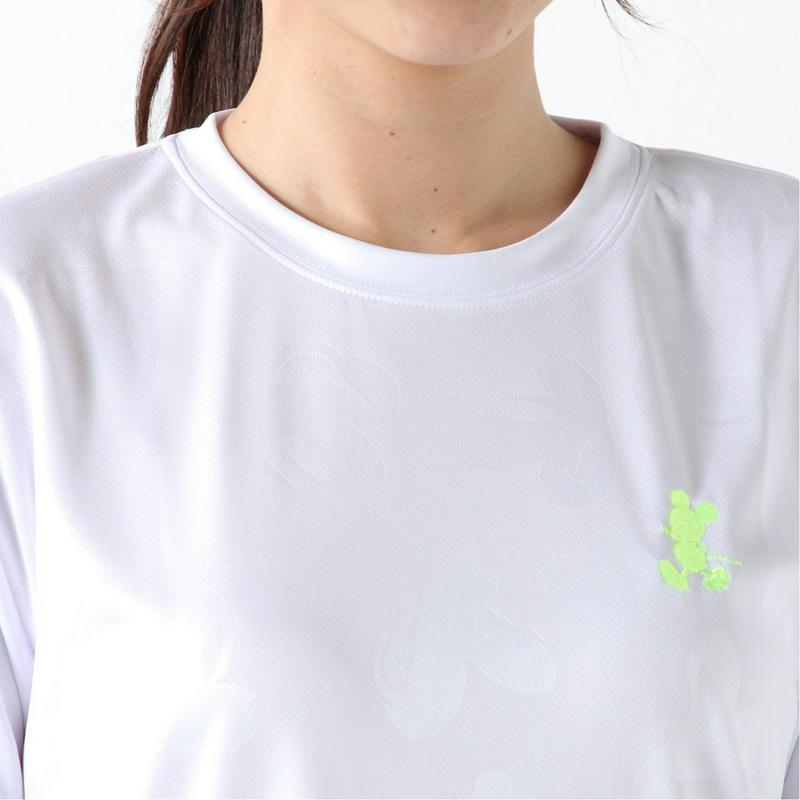 エンボスプリント半袖Ｔシャツ【Ｍ～３Ｌ】「ミッキーマウス」（ディズニー）
