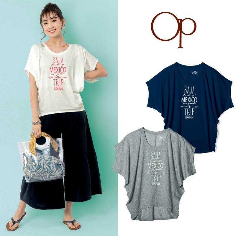 レディース　ドルマンＵＶＴシャツ【水陸両用・吸汗速乾】（オーシャンパシフィック/OCEAN PACIFIC）