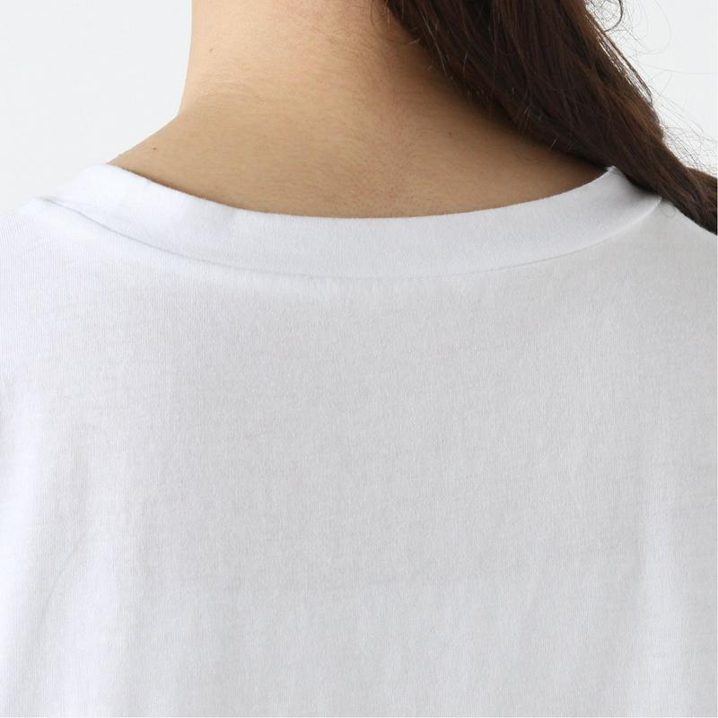 シルケット加工できれいめ見え◎ギャザーＴシャツ