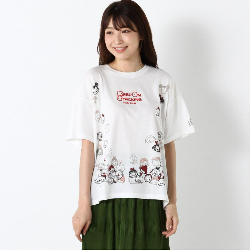 半袖ワイドＴシャツ「ディズニー　ツムツム」（ディズニー）