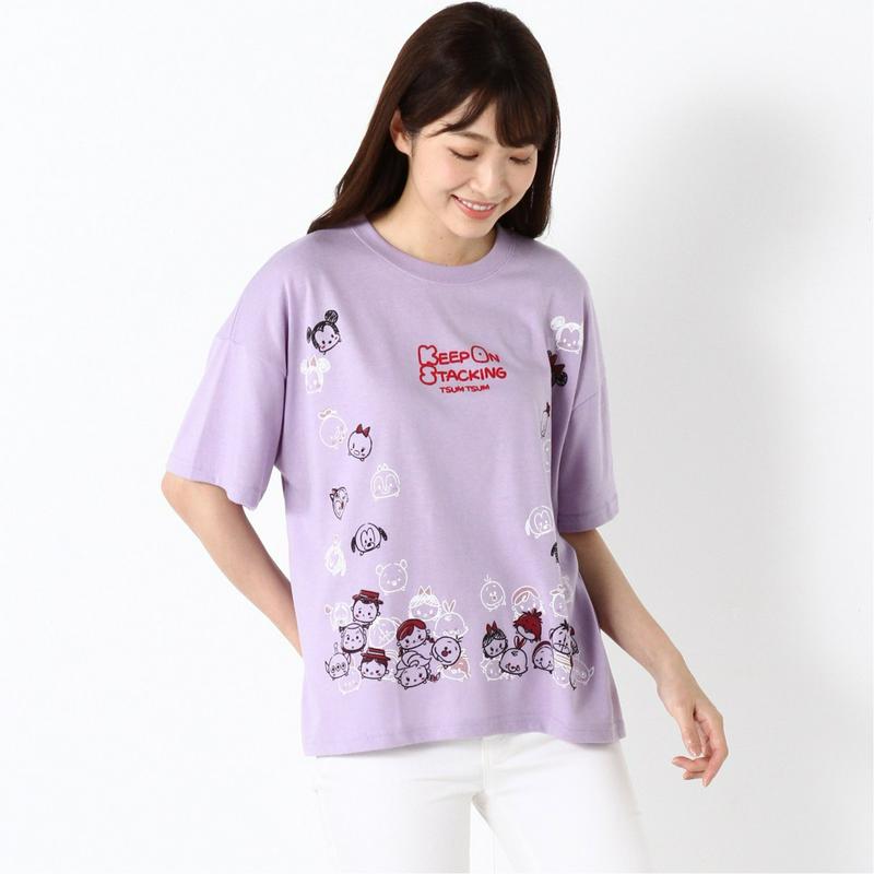 半袖ワイドＴシャツ「ディズニー　ツムツム」（ディズニー）