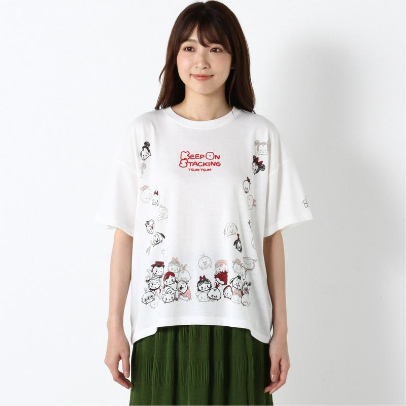 半袖ワイドＴシャツ「ディズニー　ツムツム」（ディズニー）