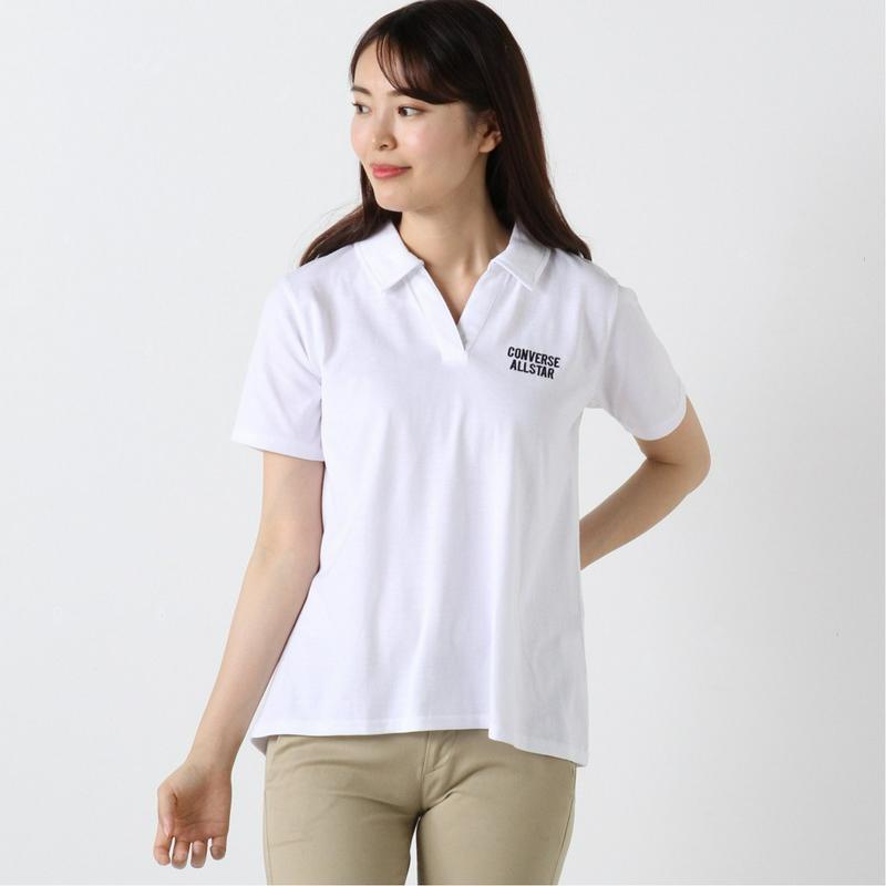 【コンバース】天竺Ａラインスキッパー衿Ｔシャツ（コンバース/CONVERSE）
