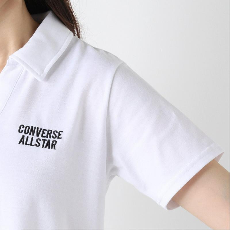 【コンバース】天竺Ａラインスキッパー衿Ｔシャツ（コンバース/CONVERSE）