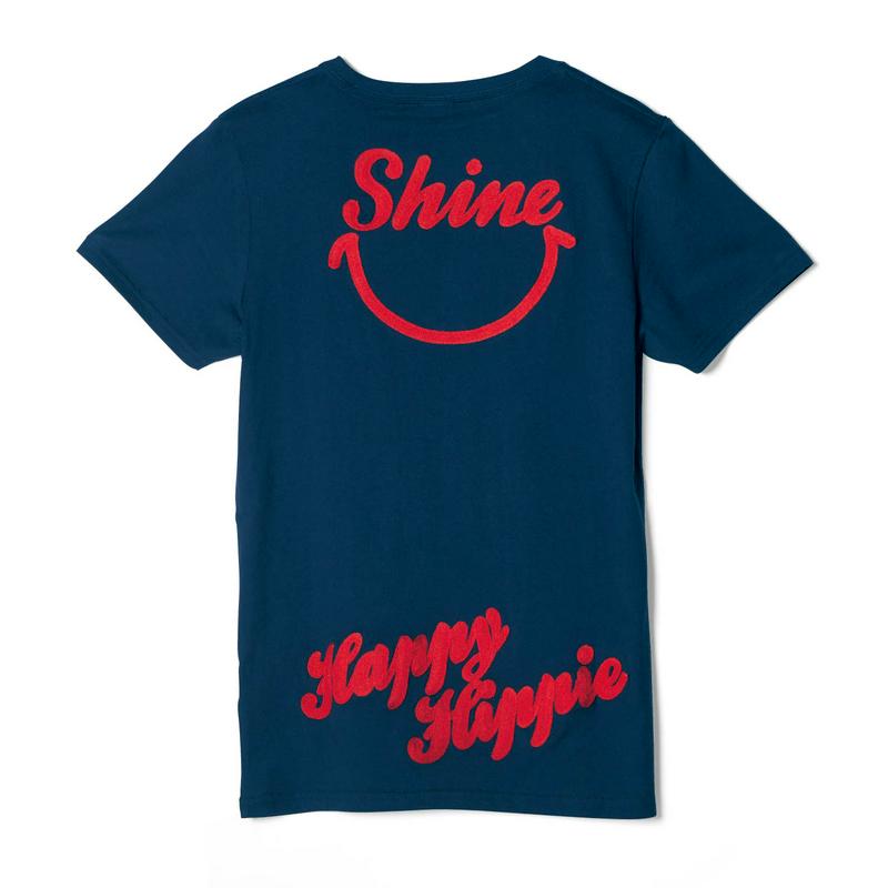 １枚で決まる！綿１００％バックスマイル柄半袖Ｔシャツ【ＵＶケア】（ラスティ/RUSTY）