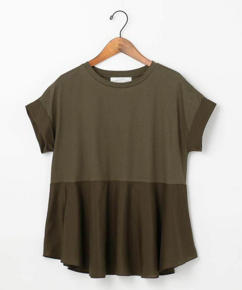 【Unfilo・再入荷】シルケットスムース シャツぺプラムカットソー