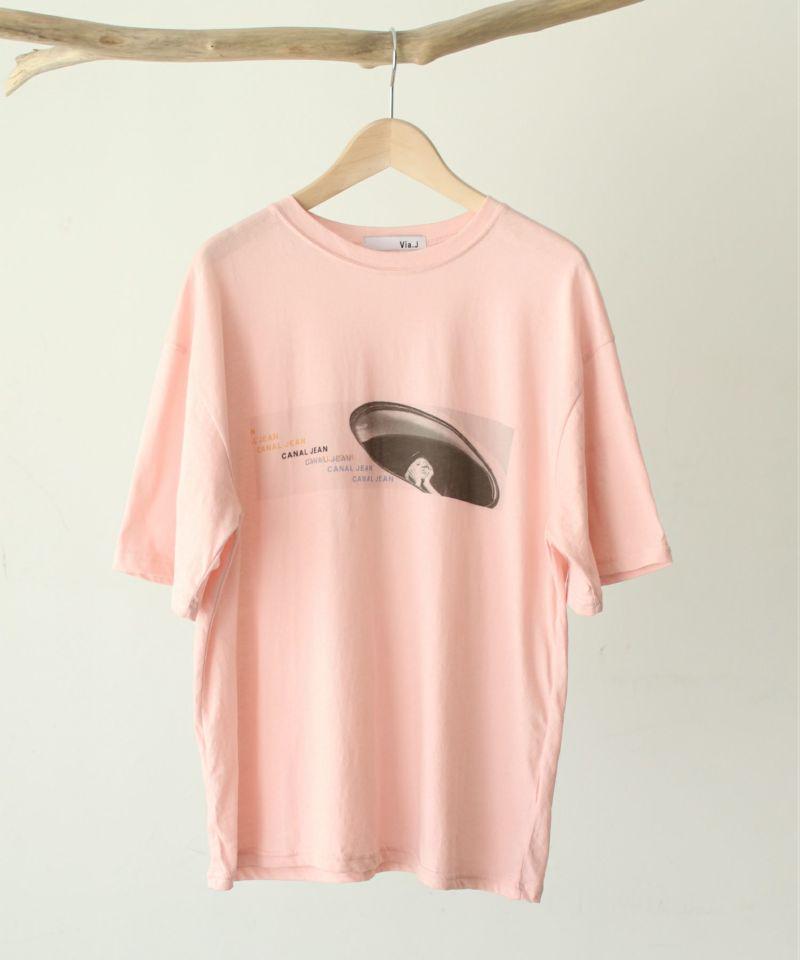 via j(ヴィアジェイ)× CANAL JEAN“window”Tシャツ