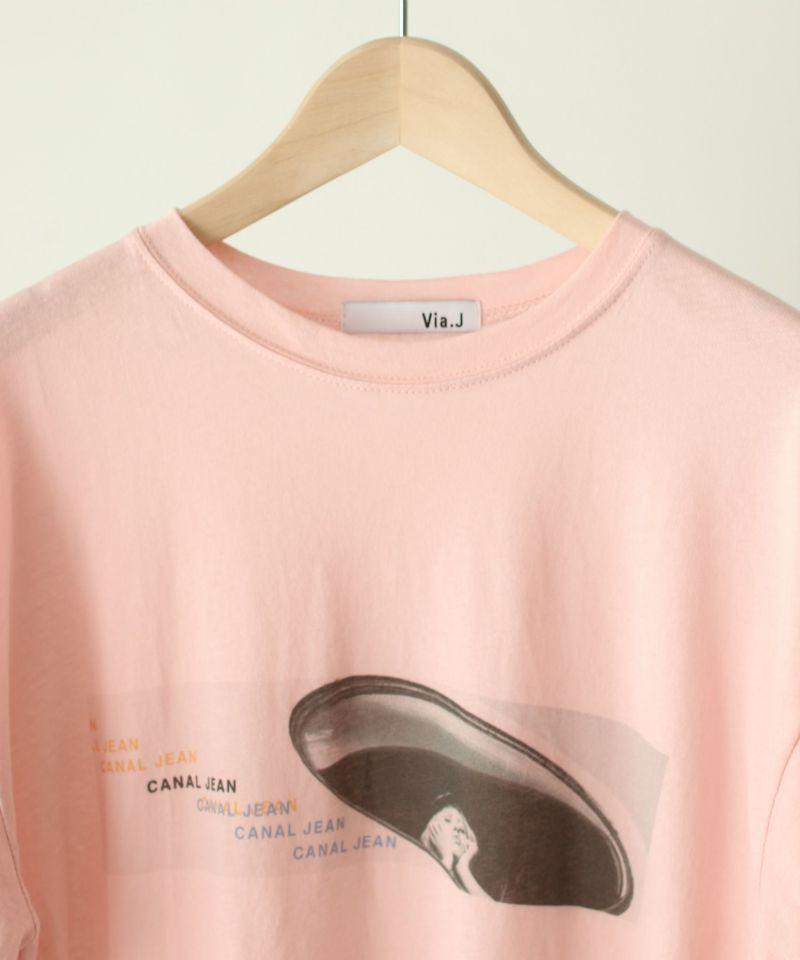 via j(ヴィアジェイ)× CANAL JEAN“window”Tシャツ