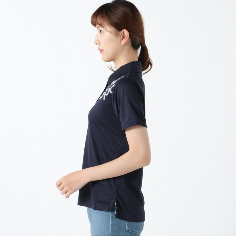 レディース　サンスクリーン　スキッパーシャツ（デサント/DESCENTE）