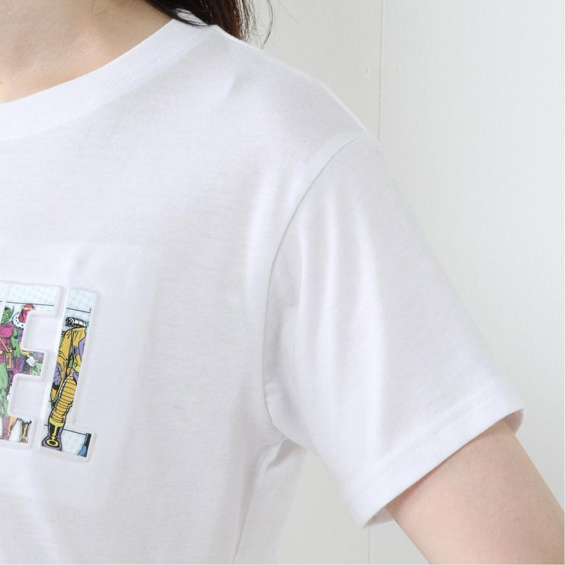 半袖エンボスプリントＴシャツ【Ｍ～３Ｌ】「マーベル」（マーベル/MARVEL）