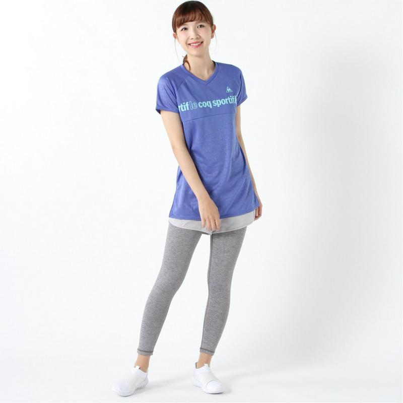 レディース　エンボス半袖Ｔシャツ（ルコックスポルティフ/le coq sportif）
