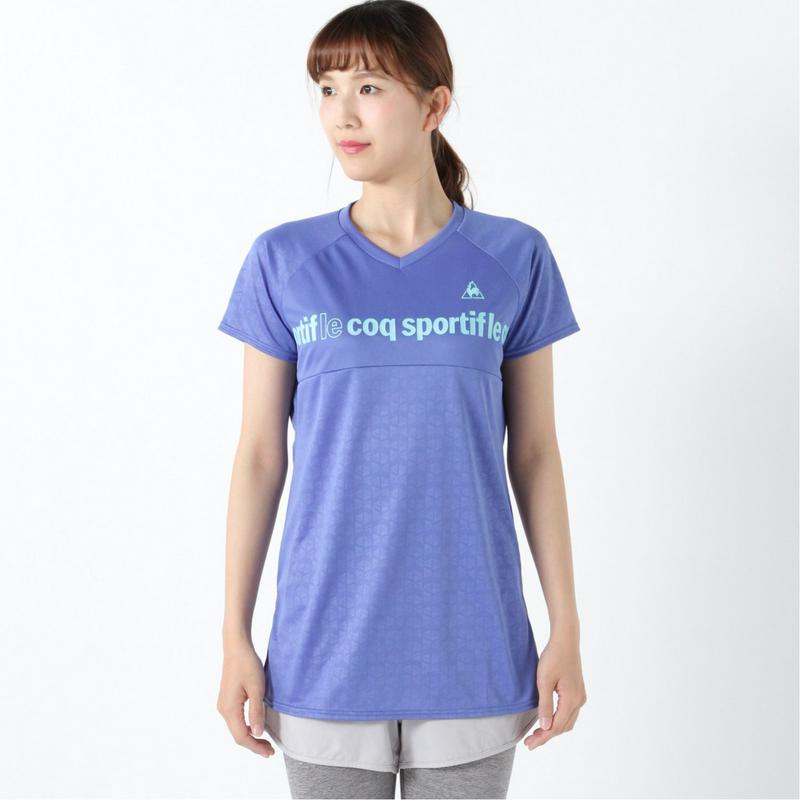 レディース　エンボス半袖Ｔシャツ（ルコックスポルティフ/le coq sportif）