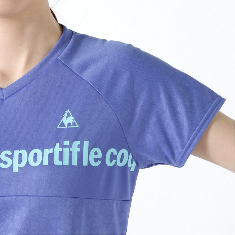レディース　エンボス半袖Ｔシャツ（ルコックスポルティフ/le coq sportif）