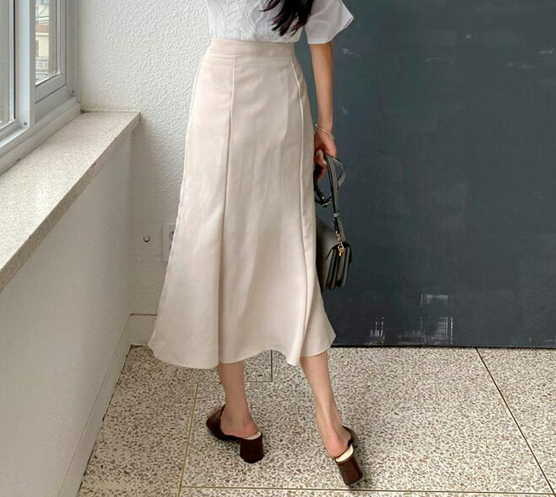 マーメイドスカート・全2色・t56166 レディース【sk】【スカート ロング ロングスカート マーメイド マーメイドスカート 