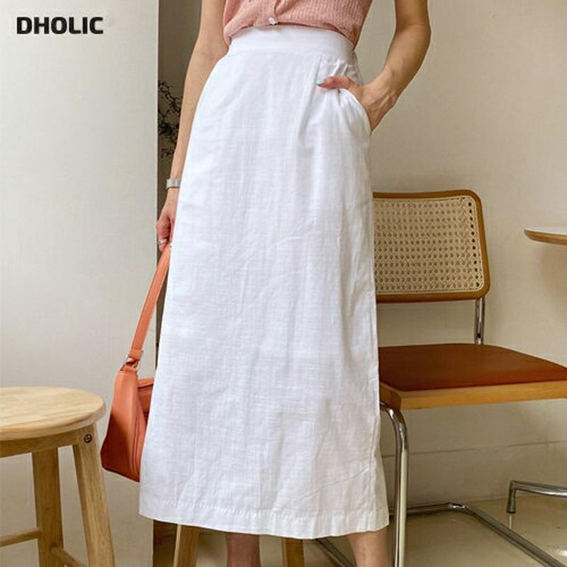 Hラインスカート・全3色・t56167 レディース【sk】【スカート ロング ロングスカート Hライン 単色 無地 シンプル カ