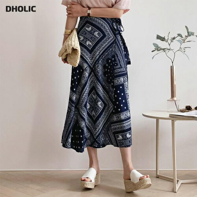 ペイズリーラップスカート・全3色・b62360 レディース【sk】【スカート ロング ロングスカート 巻きスカート 巻スカート 