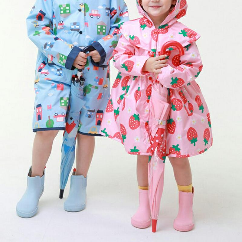 ストロベリー傘・p001314 キッズ【3~8才】【acc】【傘 いちご 苺 イチゴ ストロベリー くだもの 果物 可愛い かわいい ガーリー レインウェア 女の子 子供 こども 子供服 こども服】【KIDS】
