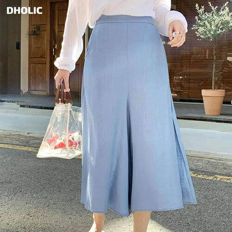 リネン混フレアパンツ・全4色・b62262 レディース【pt】【パンツ ロングパンツ ズボン フレア フレアパンツ リネン 単色
