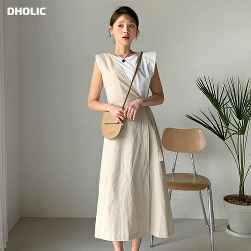 ワンショルベルトワンピース・全3色・t55707 レディース【ops】【ワンピース ロング ロングワンピース ワンショルダー ワ